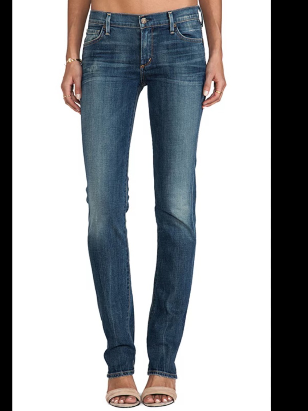 Citizens Of Humanity Ava Straight Leg Jeans 31” inseam, in Classic Blue sz 28